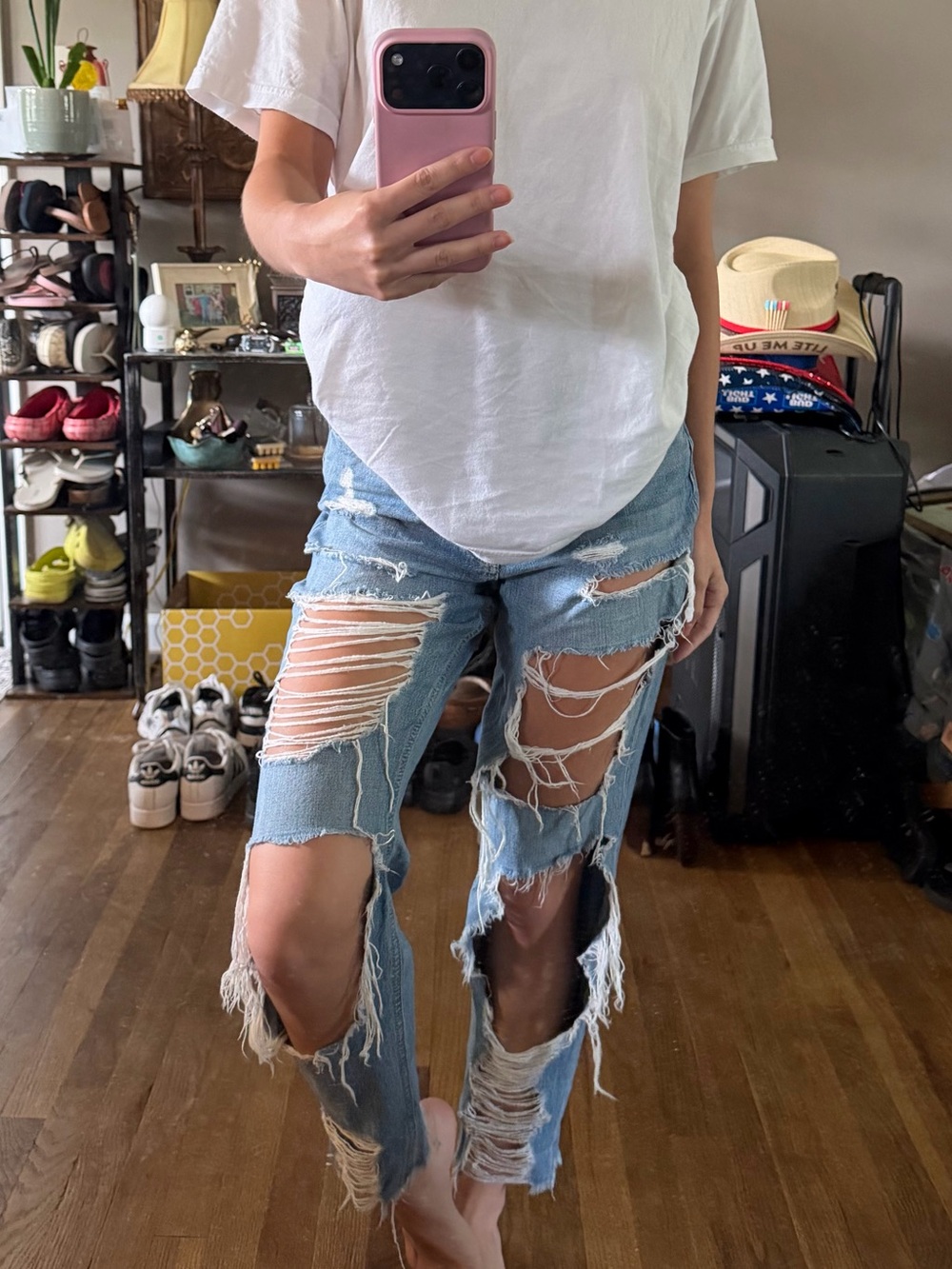 Fashion Nova Light Blue Denim Mom Jeans